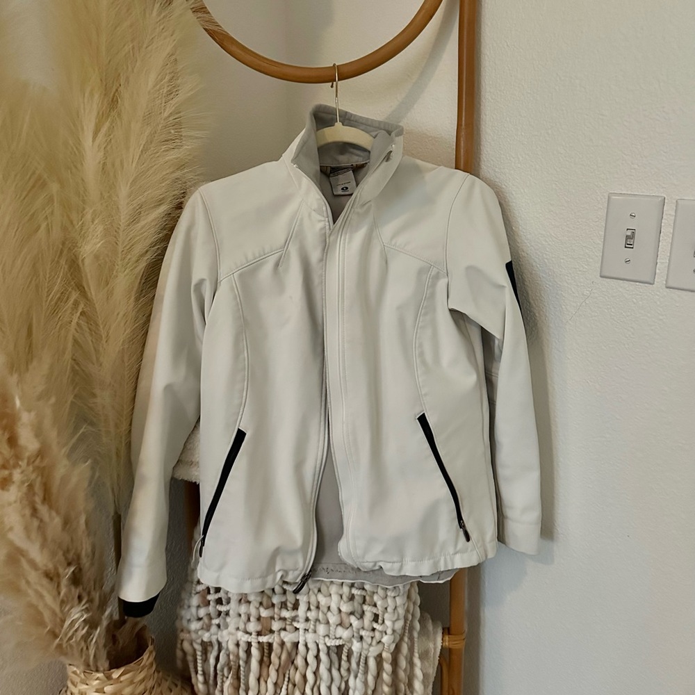 Columbia white titanium athletic jacket size small